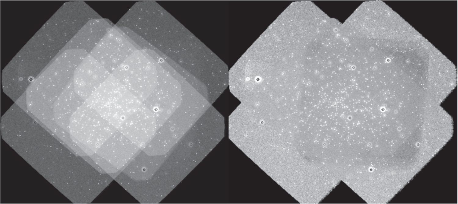 Stacked Swift UVOT image of NGC 188