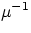 $\lambda^{-1}$