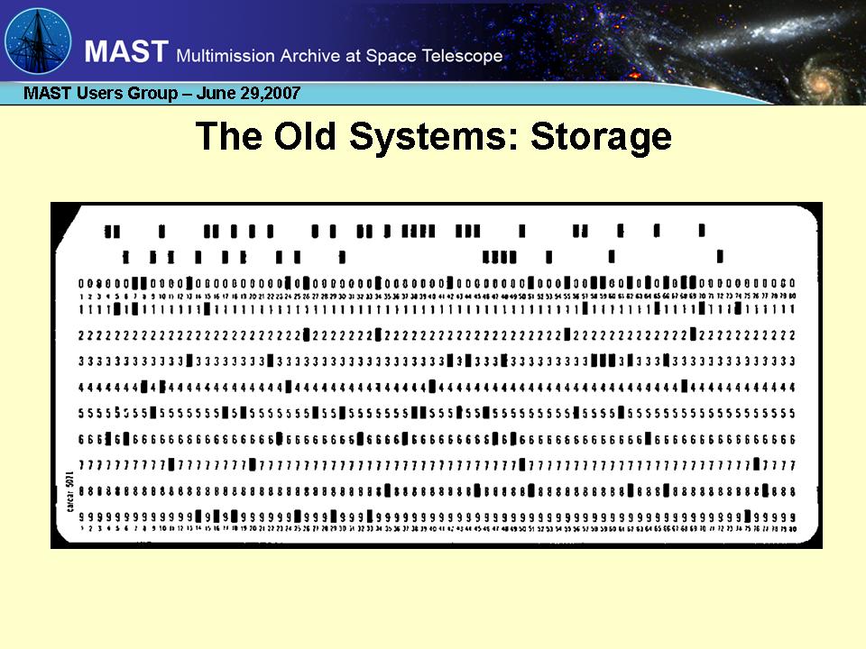 slide 6 of MAST Infrastructure presentation