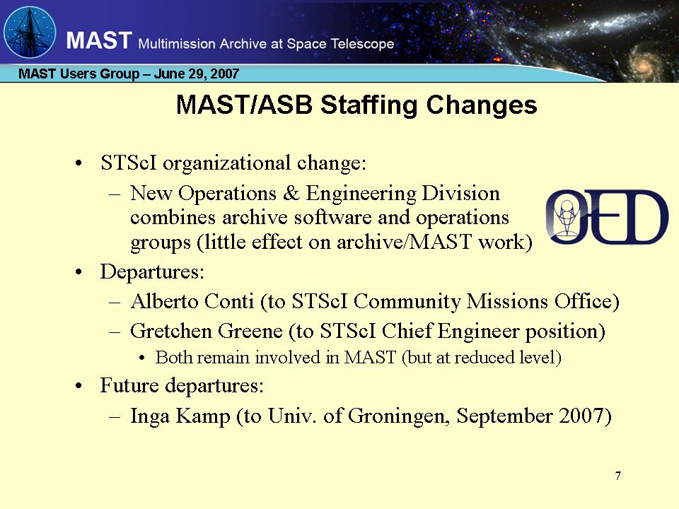 slide 7 of MAST Introduction presentation