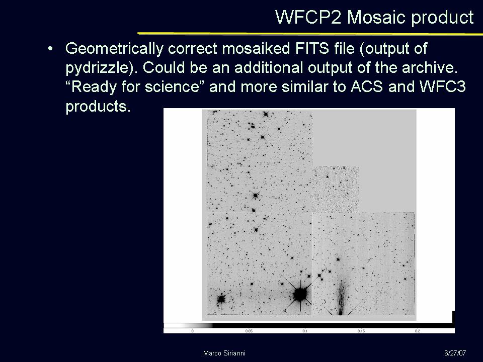slide 7 of WFPC2 closeout presentation
